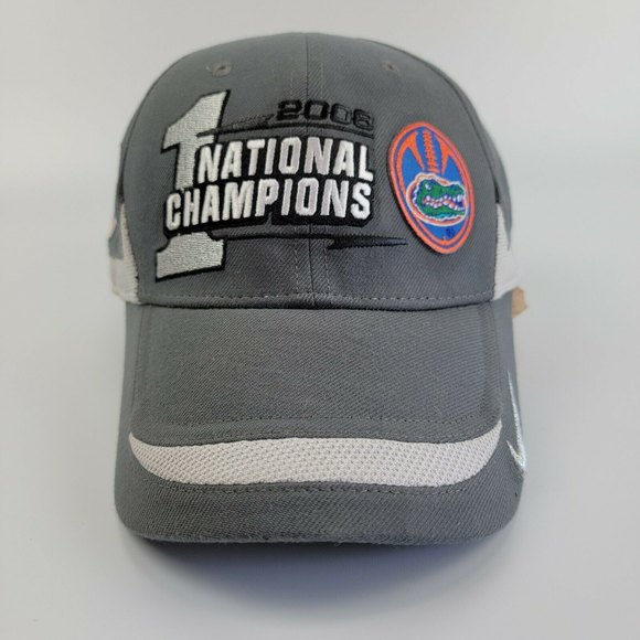 Official Florida Gators 2008 BCS National Champions Cap Hat Nike Strapback - Picture 8 of 12